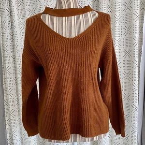 Orange Sweater